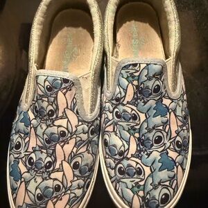 Stitch Patterned Slip-On Shoes